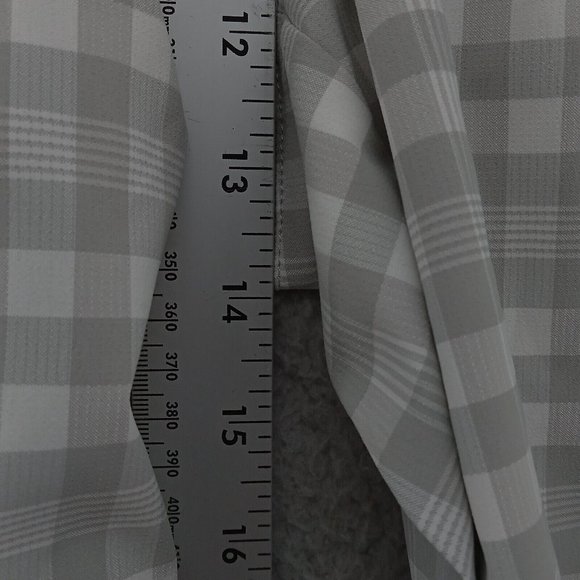 Nike Golf Shorts Mens‎ 38 White Gray Check Plaid White Swoosh Dri-Fit - Picture 4 of 11